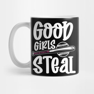 Good Girls Steal Softball Mug